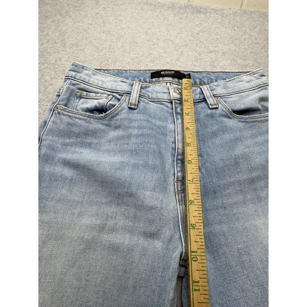 Hudson Holly‎ Boot Jeans Womens 27 Blue Light Wash Mid Rise Bootcut Distressed